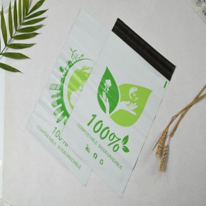 Elevata qualità stampata Compostable Biodegradabile amido di mais mailing sacchetti autoadesivi